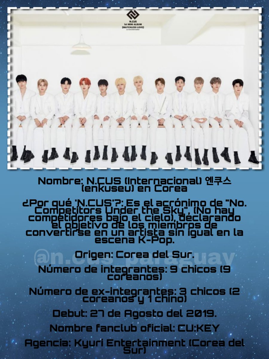 kpopradiopy's tweet image. 📍N.CUS actualmente es un grupo con 9 miembros, de los 12 que eran desde el debut hasta diciembre del año pasado.

📍De los 9 integrantes que quedaron 8 están  activos, y el miembro restante Yuan se encuentra inactivo temporalmente ya que él sufre de ansiedad y pánico escénico.