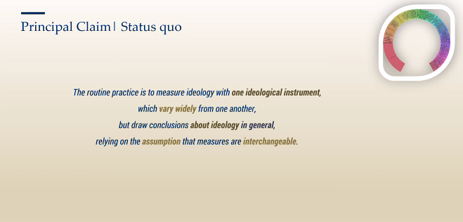 @Flavio_Azevedo_ predicts that there is high heterogeneity in ideological instruments, content, and measurement practices. Flavio also predicts that substantive findings change a a function of ideological measure.  #MPOSS