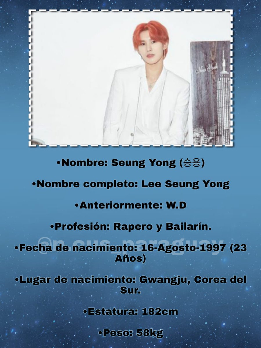 kpopradiopy's tweet image. Eos 
Nombre artístico: EOS (이오스).
Nombre de nacimiento: Heo Taewon (허 타원).
Ex posiciones: líder, vocalista, Rapero. 
Cumpleaños: 24 de julio de 1997.

Actualmente N.CUS no cuenta con un líder, tras la salida del hasta ese entonces líder Eos.