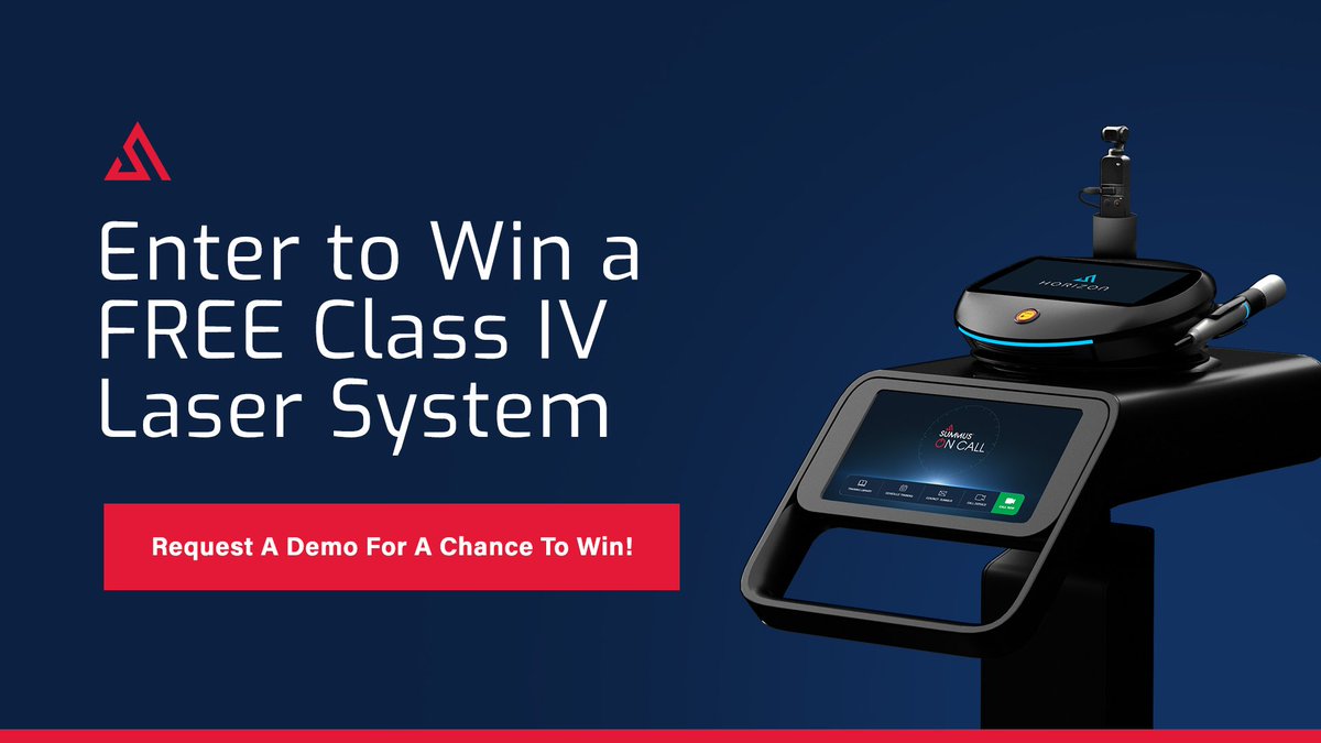 💥 YOU CAN WIN A FREE LASER!

Enter Our Giveaway of a FREE Class IV Horizon Laser System!
Request a demo to be entered to win the Horizon, valued at over $40,000! 
hubs.li/H0GHLyK0