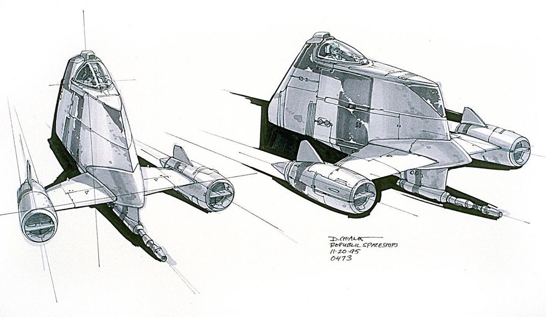 Then Doug Chiang was Design director, leader of the Lucasfilm art department (as...now), for The Phantom Menace (1999)...