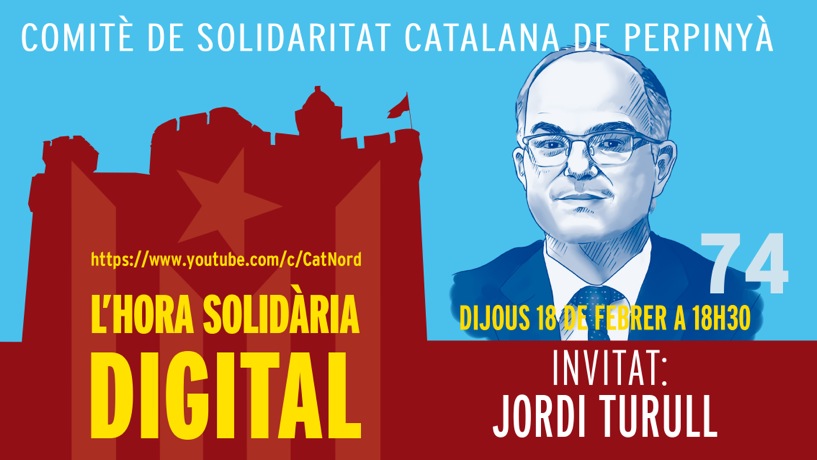 CatNordSolidari's tweet photo. El conseller @jorditurull és l'invitat de l' #HoraSolidaria 74 https://t.co/bHKCRtRkN4
#Llibertatpresospoliticsiexiliats 
a seguir en directe al canal youtube de #CatNord https://t.co/rnR45H2dpD