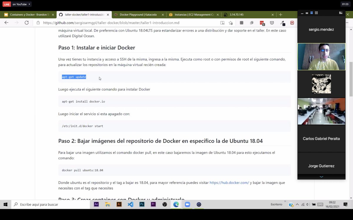 sergioarmgpl's tweet photo. #cncfstudents Event for Nicaragua students, Guatemala Students Workshops, Costa Rica, Mรฉxico and Nicaragua Speakers :) Event to promote students @CloudNativeFdn #kubernetes #cicd https://t.co/9JBz3keHZn