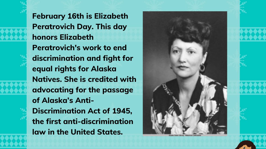 Happy #ElizabethPeratrovich Day!