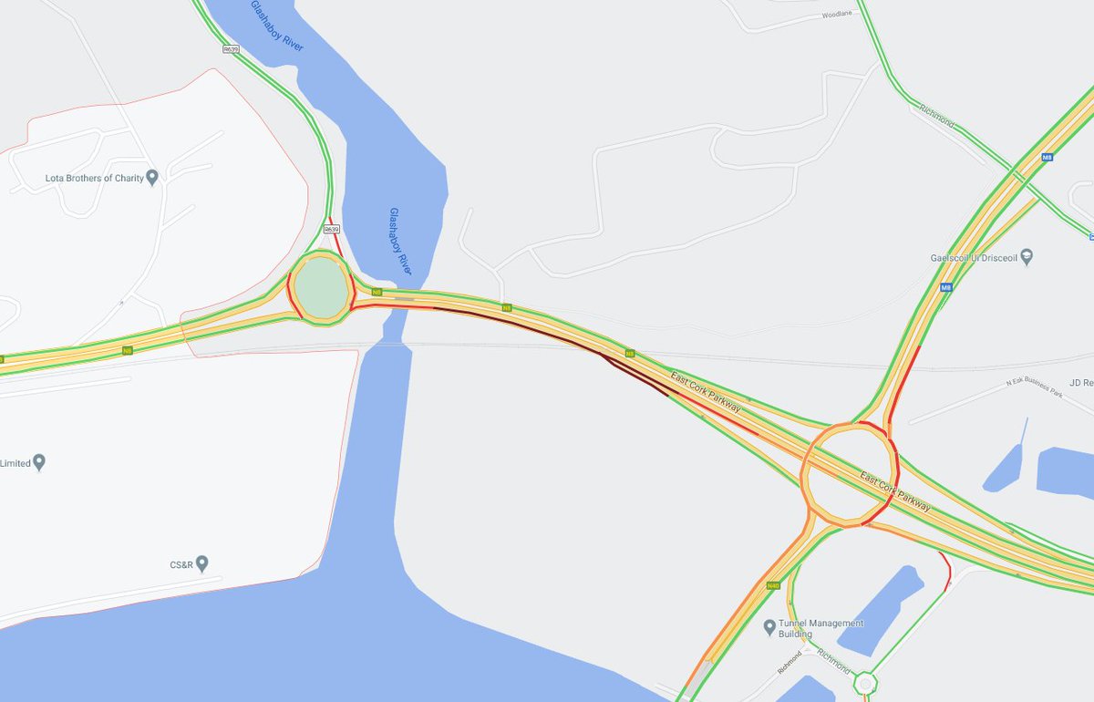Dunkettle Interchange N8 Update There Is An Apparent Truck Broken Down On The N8 Westbound Just Prior To The Dunkettle Roundabout Take Care On Approach Corktraffic Corksafetyalert T Co Otv8w6pmky