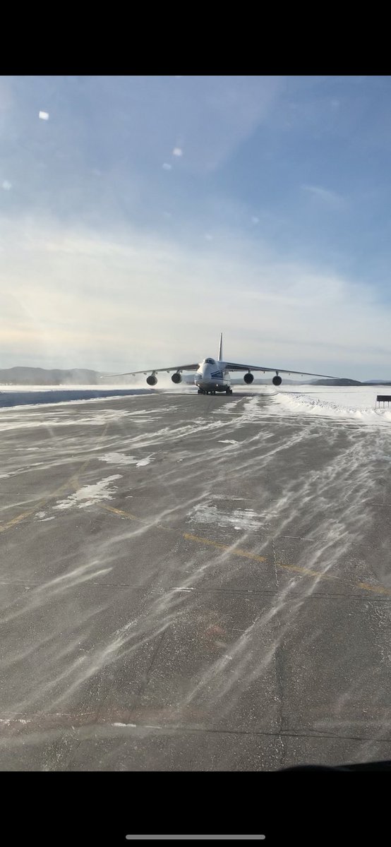 WandaYYT's tweet photo. Antonov in Goose Bay!😍✈️ https://t.co/ACGLL4ZEhQ
