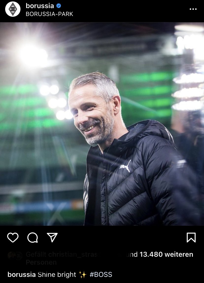 #Rose wurde von Anfang an auch als lässige Marke verkauft. Seine Darstellung (gerade) in den Vereinsmedien hat dazu beigetragen, dass viele ihn für mehr als nur #Borussias Coach gehalten haben. Wie berechtigt das war, kann man jetzt erleben. #BOSS