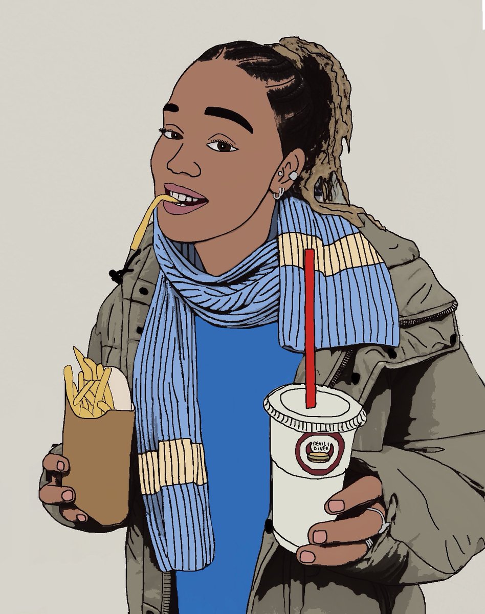 celiadaci's tweet photo. 🍟🥤#druck #kieutou #druckfanart https://t.co/u47QaKrrpV