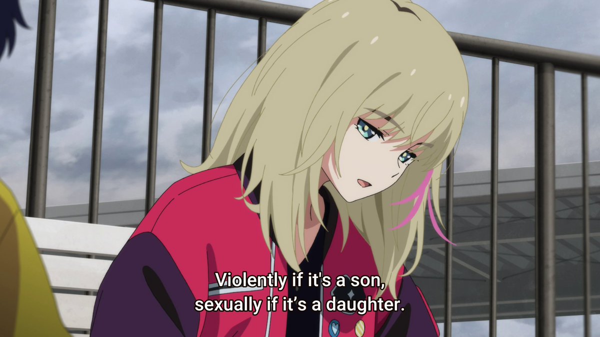 I want to know what's going on in terms of Rika's family life because if she's implying that she was sexually abused, I want to give her all the hugs in the world. Momoe is understandably pissed that Rika would call her uncle a potential abuser. Still though, hugs for Rika!