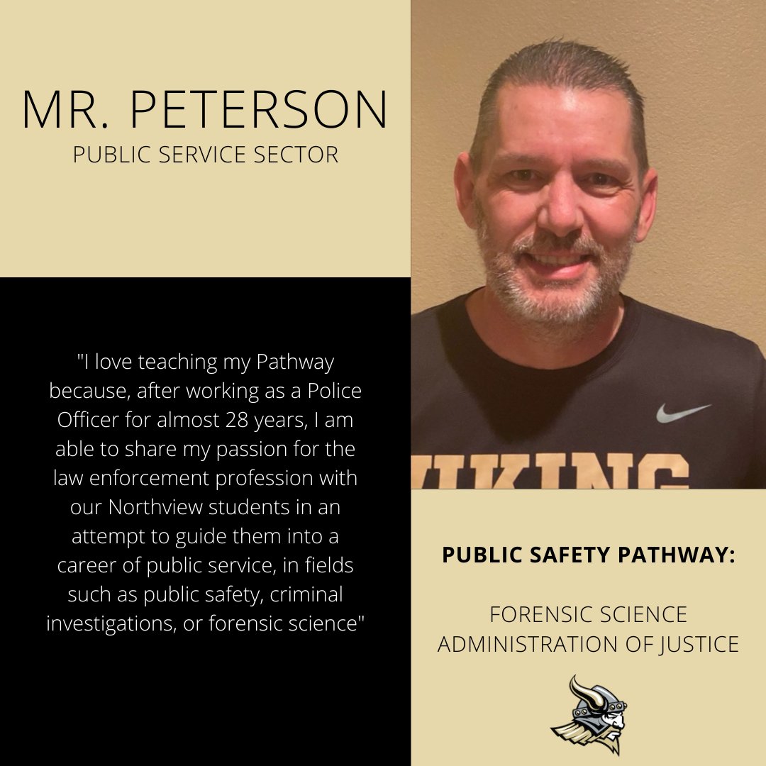 Northview Vikings (@nhsvikings) on Twitter photo Mr. Peterson-CTE Pathway: Public Safety Mr. Peterson-CTE Pathway: Public Safety