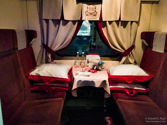 I then took the sleeper train to Moscow. The carriage was so old fashioned I could easily have been going to Hogwarts. I wasn't though. Shame.