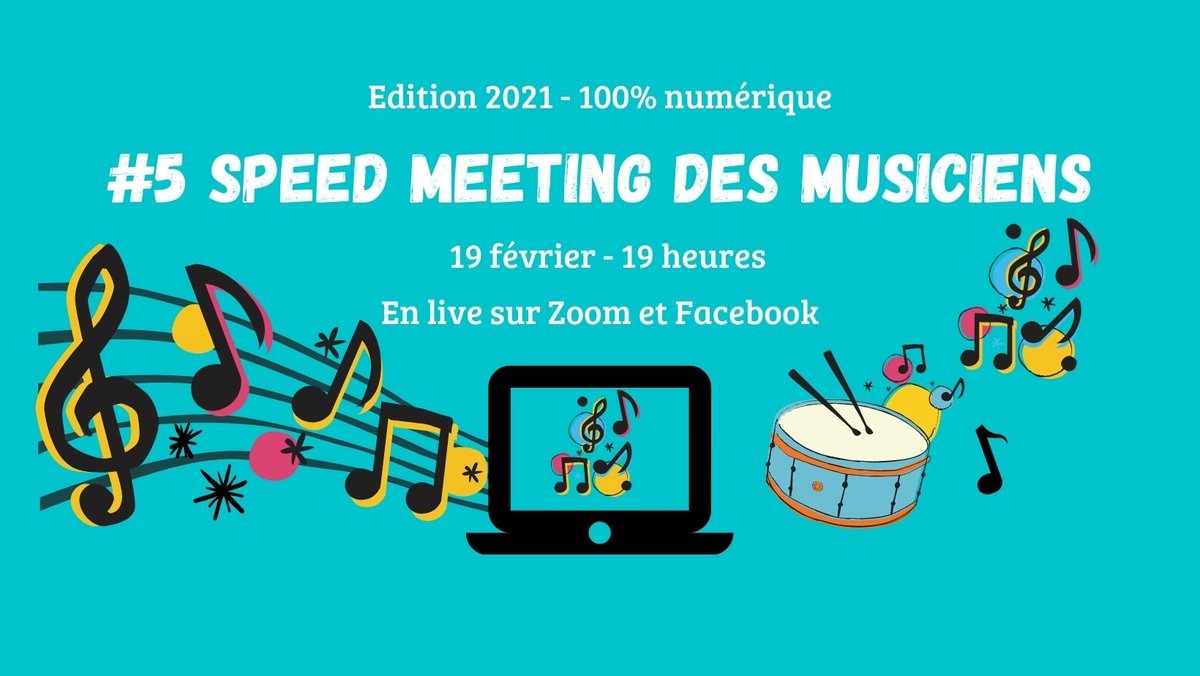 rcfcoeurdechamp's tweet image. 🎼 [CHALONS] Le Speed Meeting des Musiciens revient pour une 5e édition ce vendredi 19 février à 19h00. Organisé par @MSVChalons, ce nouveau rendez-vous sera 100% numérique ! rcf.fr/actualite/actu…