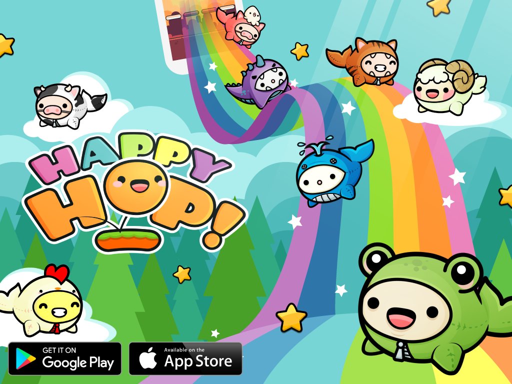 scrixen's tweet photo. Why can I not stop playing this game?! My sister in law made me try it and now I'm hooked despite the obnoxiously cute characters! So far my high score is 654! @PlatonicGames #kawaii #PlatonicGames #happyhop #MobileGame #cute https://t.co/TYYS5rruZn