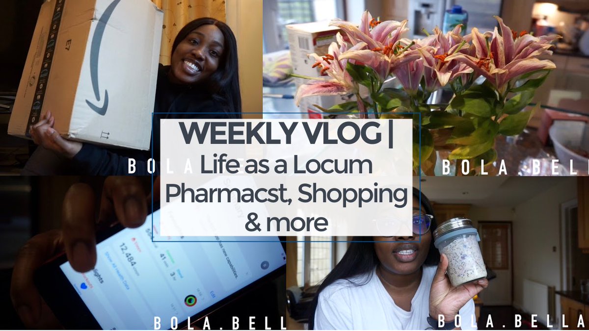 BolaBella_'s tweet photo. https://t.co/xpLyEZXD0u New video up on my YouTube channel check out what I’ve been up to! Working as a locum pharmacist and obviously shopping 🛍🤣 https://t.co/EWHn4eKMyi