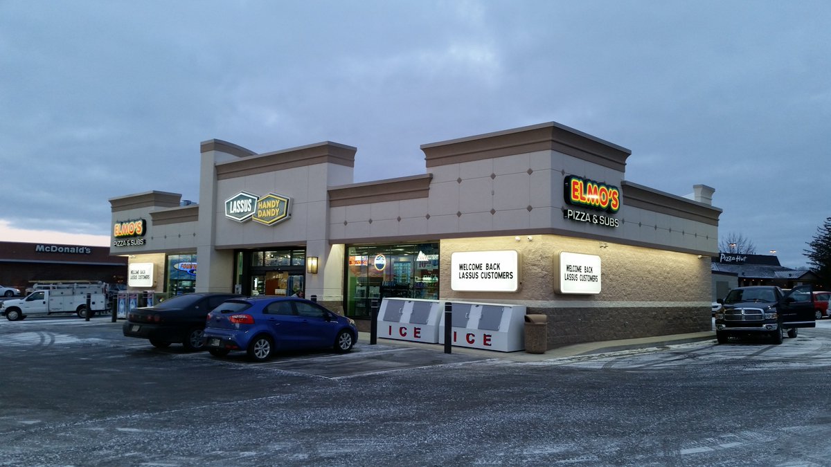 We're open today! Stop by your nearest Lassus location if you are in search of the perfect post shoveling snacks. 
Stay safe out there!