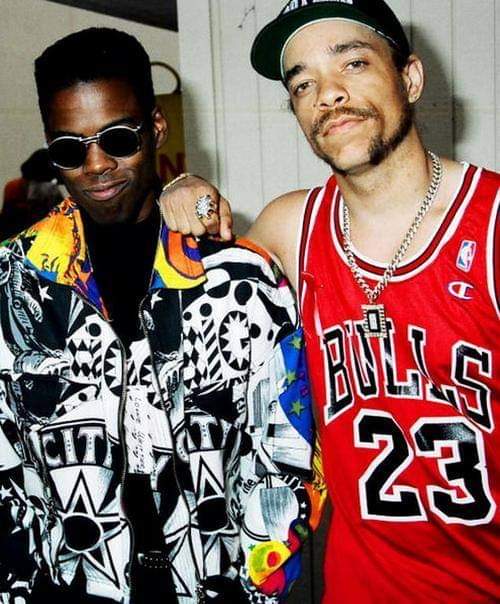 Happy birthday IceT with Chris Rock Costars in New Jack City.    