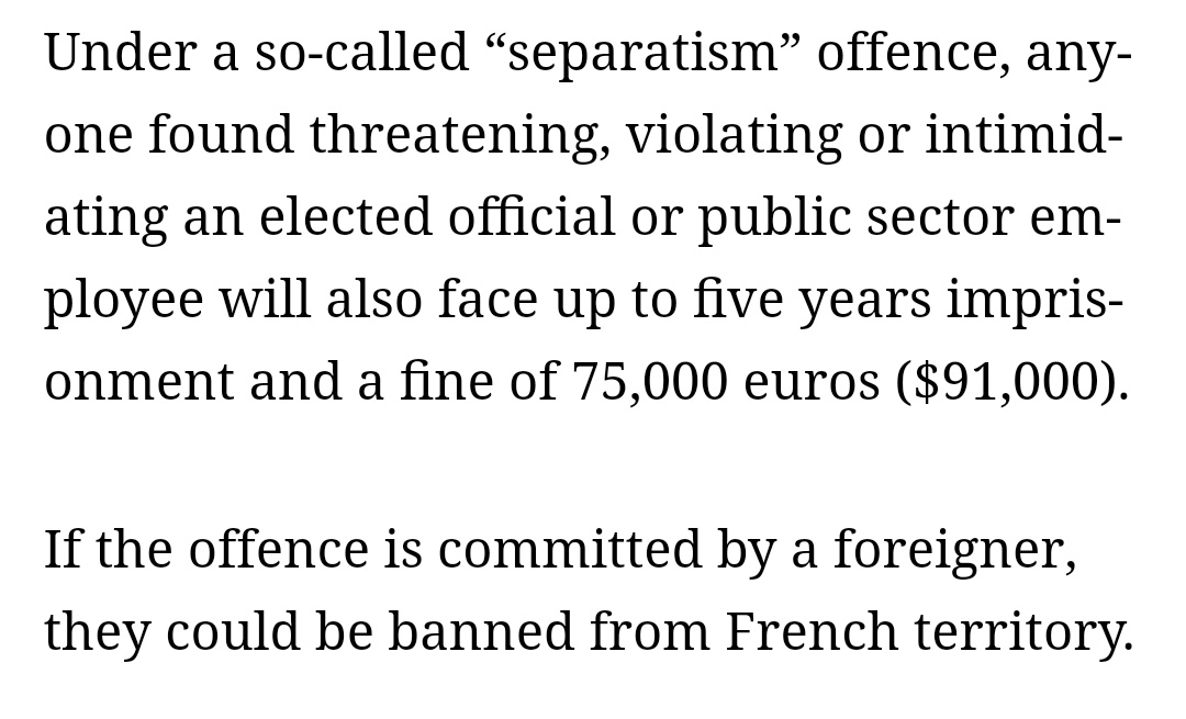 7 key points inside France's new laws against radical Islamis, without mentioning Islam :1. Law against hate speech and seditious speech.