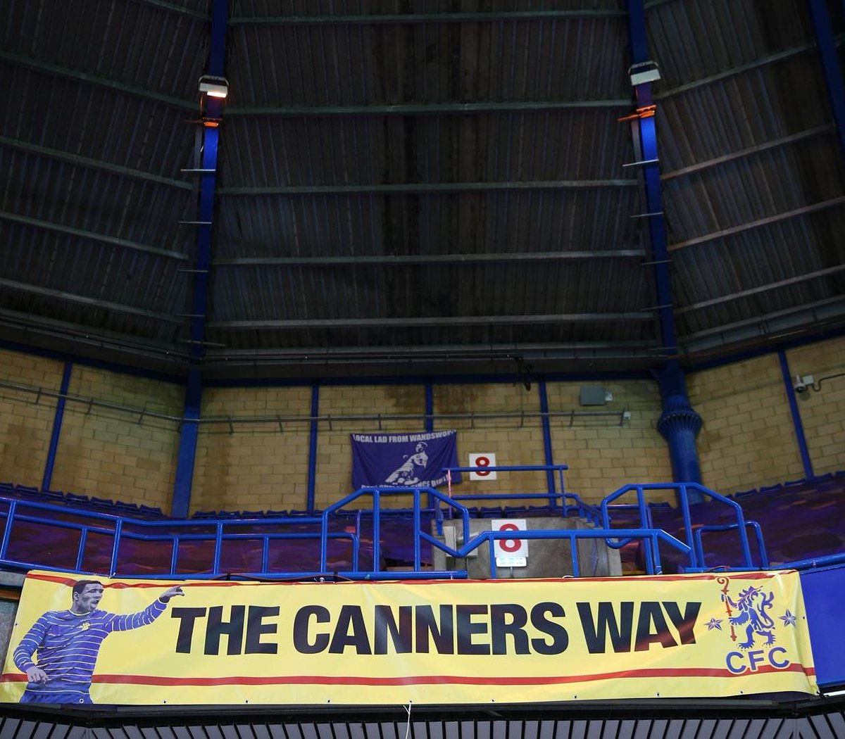 This banner being up is an embodiment of what Canners means to the history of this club and what he represents in football It was organised before, and not because, he is in hospital, & has a much wider significance Here is why the banner went up - a thread  #TheCannersWay