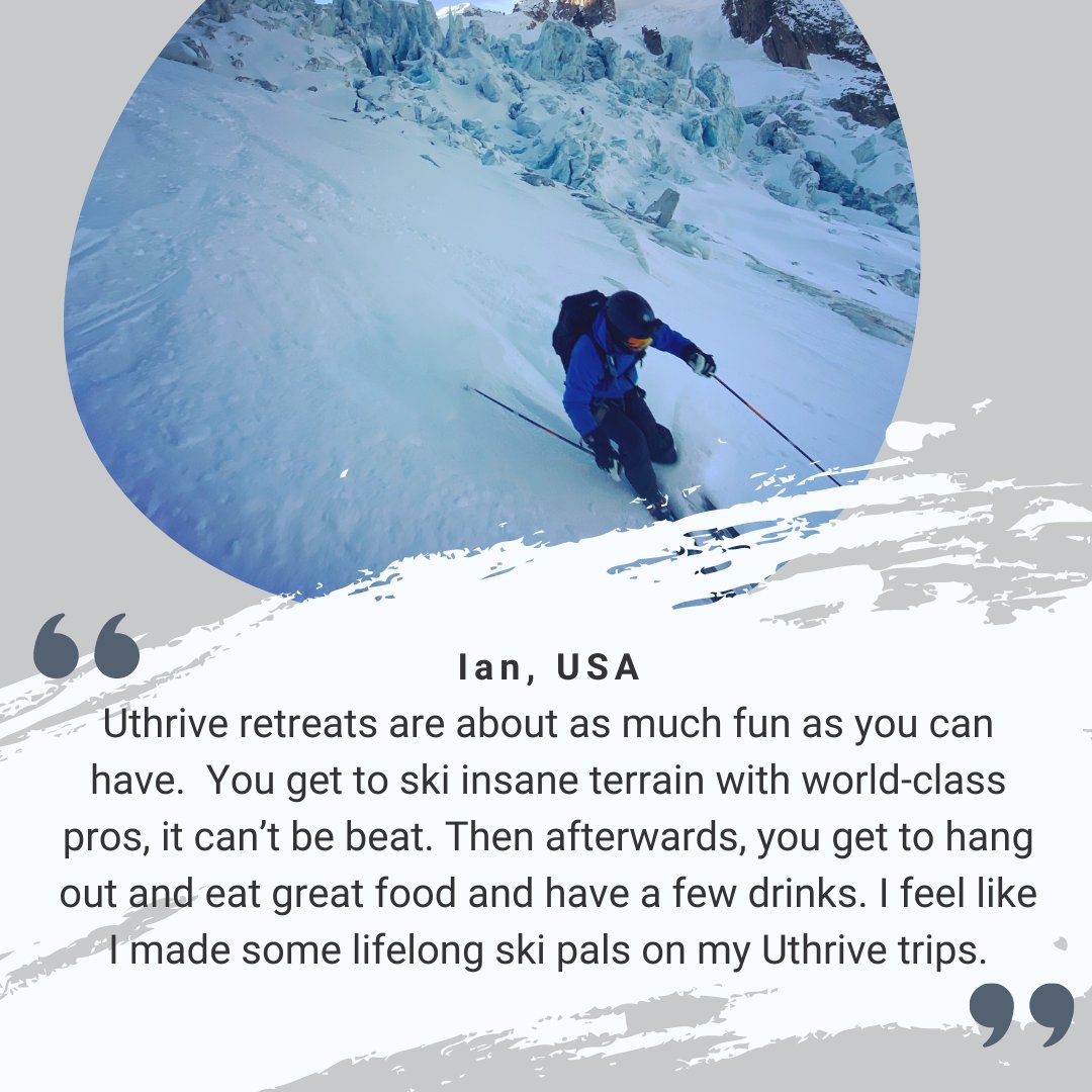 ⭐️It's Testimony Tuesday ⭐
Skiing with the pros is an experience like no other!