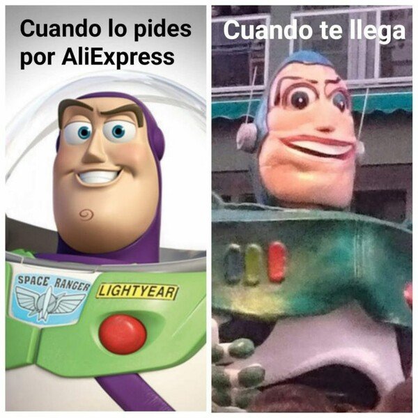 #SC_DECEPCION #SC20_UNED_PEC2 Comprar por comprar, y la decepción e insatisfacción cuando ya llega. O simplemente cuando ya no te entretiene mas. Y quieres volver al ciclo vicioso de volver a comprar, estrenar y divertirte en el proceso. Aliexpress. Lo que compre vs. la realidad.