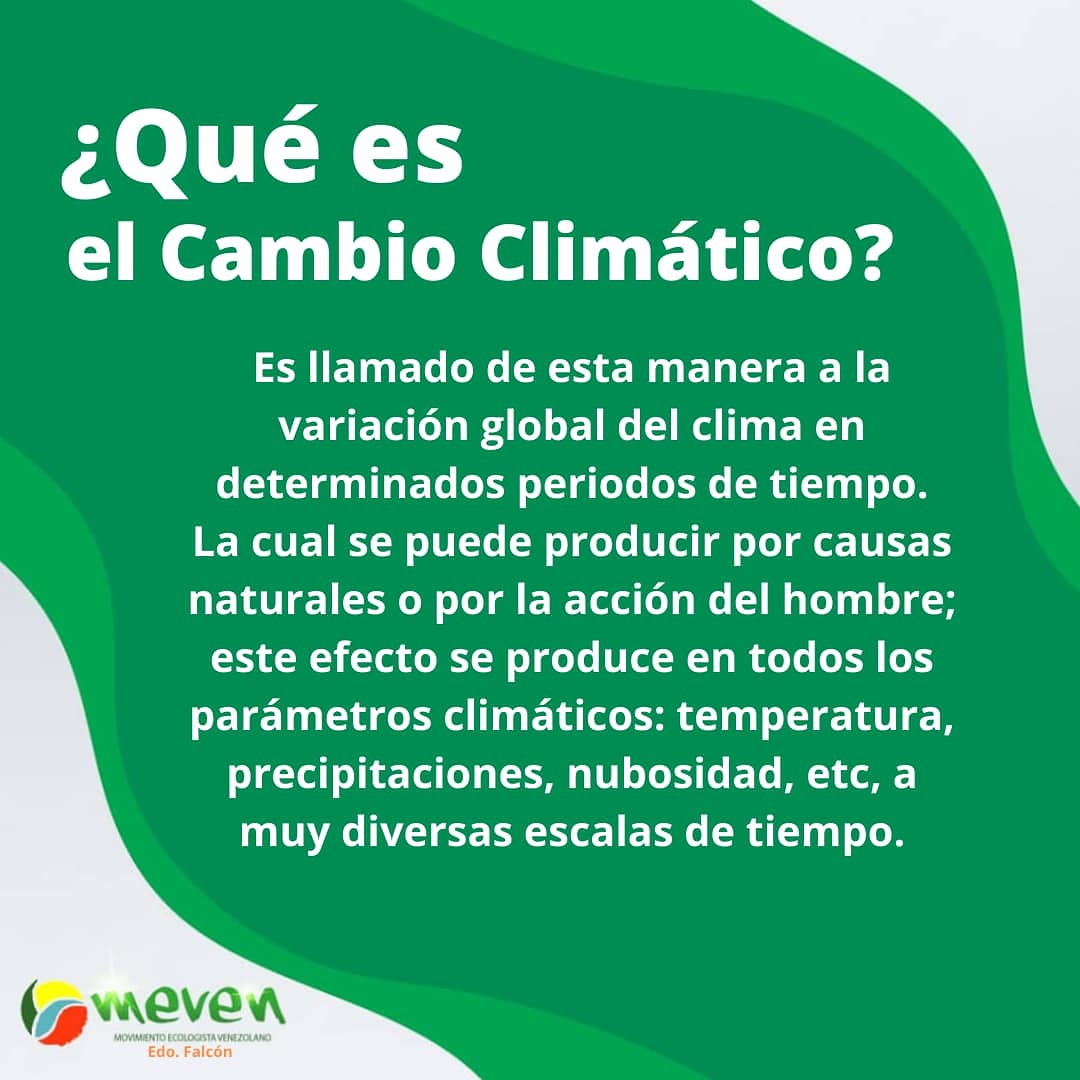 ¿Qué es el cambio climático?
Es la variación global del clima en determinados períodos de tiempo. La cual se puede producir por causas naturales o por la acción del hombre.

Texto y arte creado por el @meven_falcon 

#RecreaciónBiosegura 
<a href="/Teresameven/">Teresa carrasquel</a>