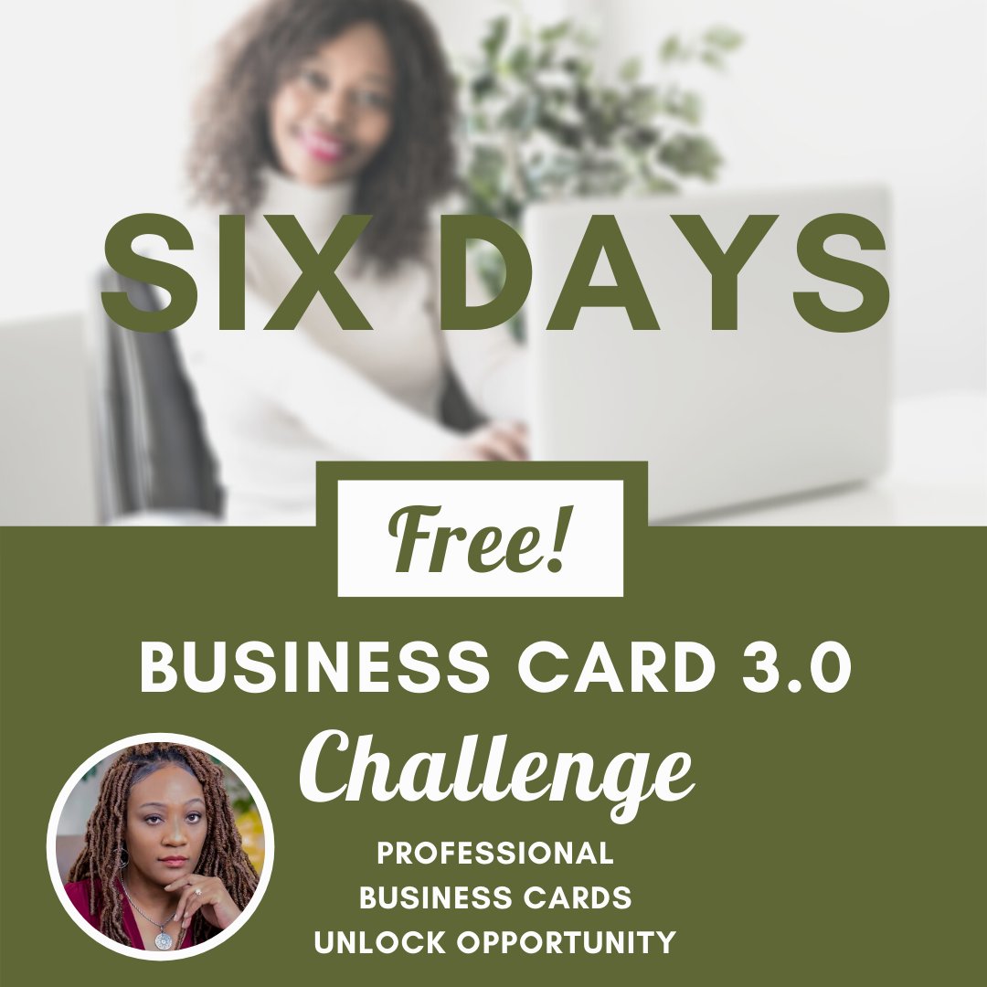 DvineSystemsGA's tweet image. Can you believe we’re only SIX days away from starting our FREE BUSINESS CARD 3.0 CHALLENGE?! Register now and let the countdown to your success begin!
buff.ly/3nzSBaI 
.
.
.
 #newguidance #newinfluence #newpatterns #newconnection #communication #positivecommunication