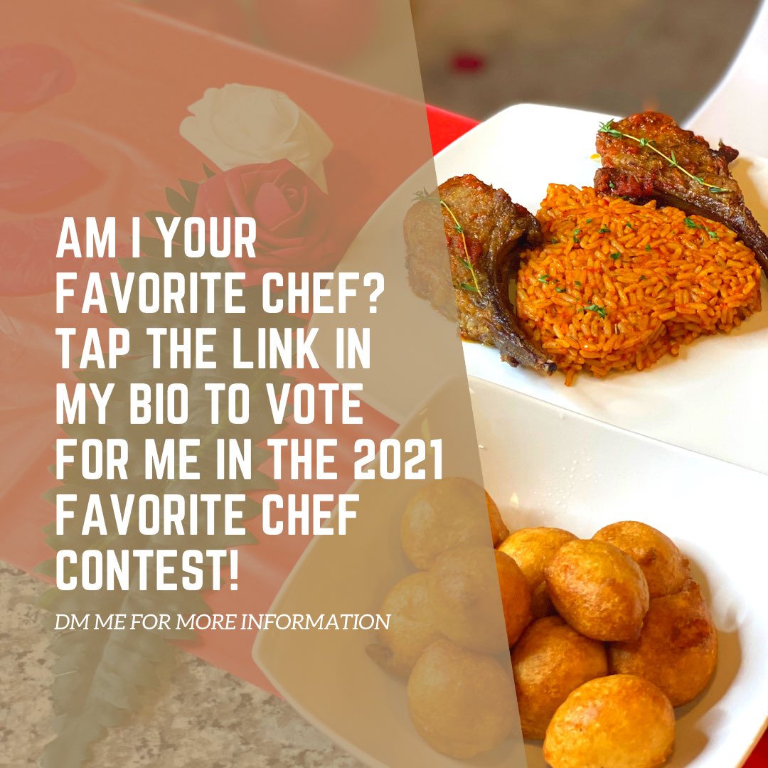KitchenPosi's tweet image. Voting has started! Show me some love by clicking the link in my bio &amp;amp; voting for me! #favoritechef #favechef