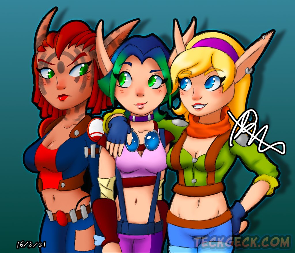 TeckGeck on X: Didn't realise how early 00's these designs are until now,  also Naughty Dog really did have a certain type of energy back then for  their ladies 💦 #Jakanddaxter #naughtydog #