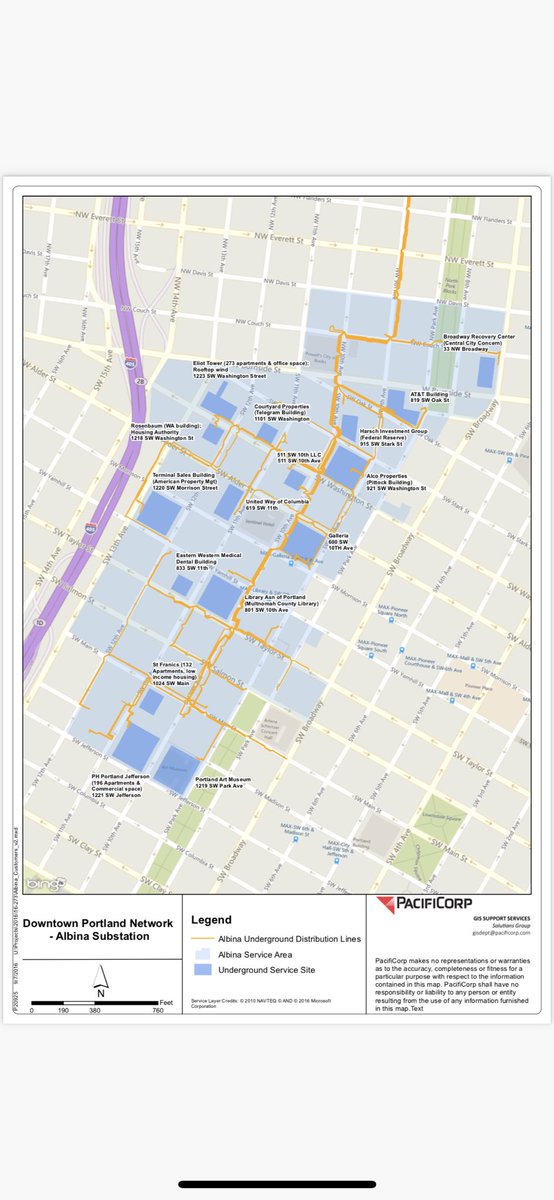 NW Portland Gas Incident: map of power outages happening now due to gas leak.
