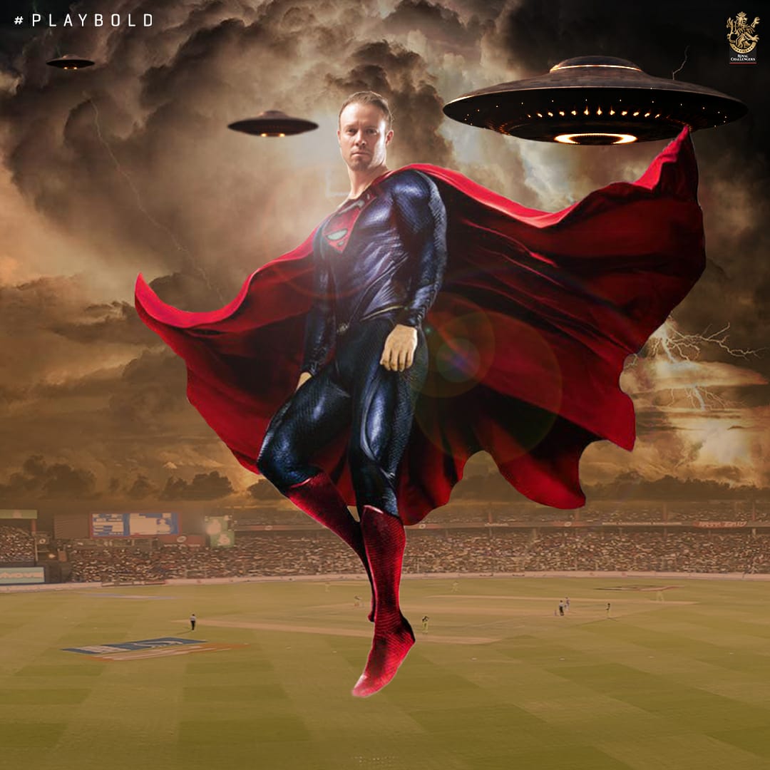 RCBTweets's tweet photo. Superheroes don’t just exist in movies! We have our very own superhuman in AB. 
Here’s wishing everybody’s favourite @ABdeVilliers17 a very very Happy Birthday! 🎂 🥳

We love you, AB! ❤️ 

#PlayBold #HappyBirthdayAB https://t.co/vWpJxEZKhx