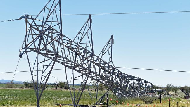 I'm going to use brief snippets from my book to fill this out! The storm's primary impact on the grid was the destruction of several major transmission lines. When I say destruction - I mean they snapped like twigs.