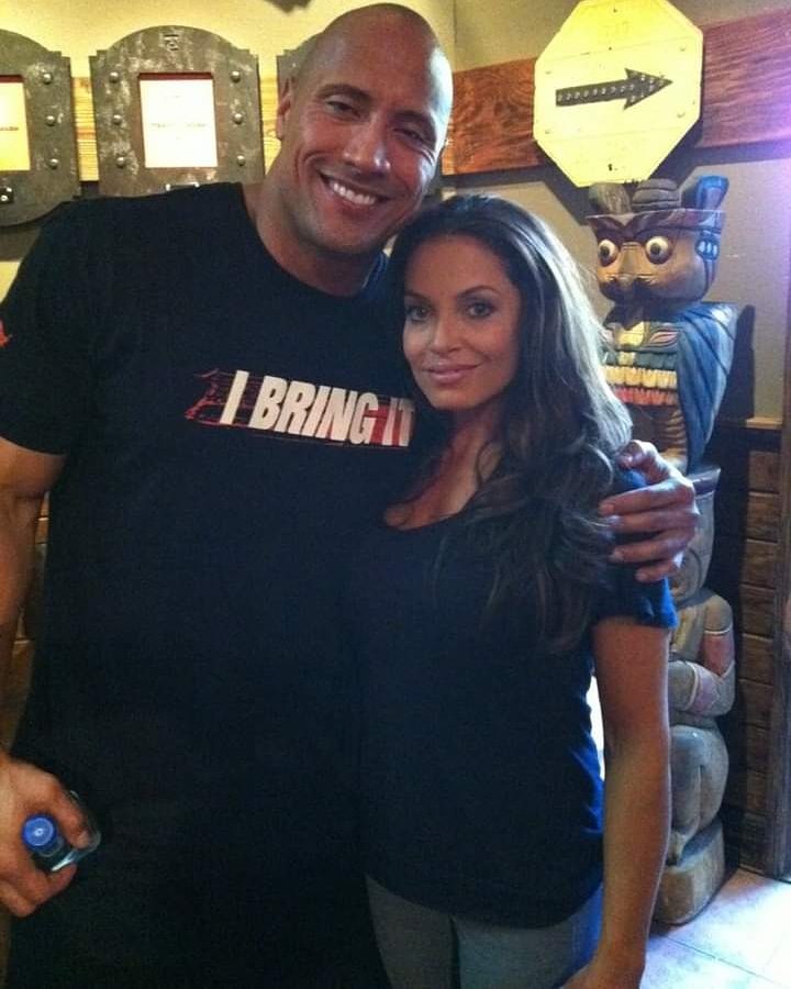 in honor of the rock show premiering tonight 
Here is a picture of him with trish stratus @trishstratuscom @TheRock https://t.co/sB92sdxs4Y