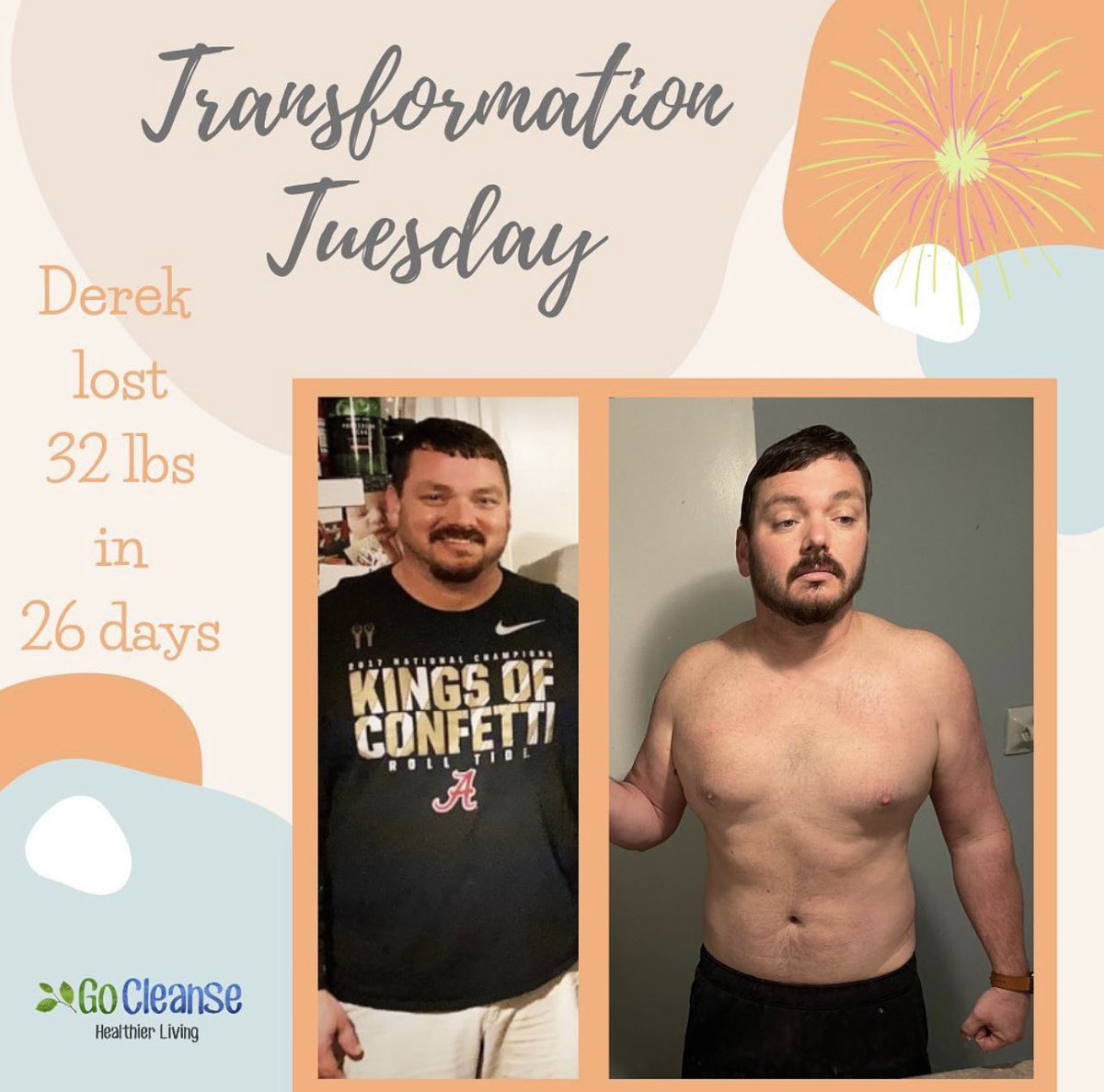 Derek has really taken advantage of his GoCleanse system‼️

The worlds perfect meal 🌎 

Who is ready to start their health and wellness journey this week❗️❓

Call or visit our website to speak with one of our coaches. 🌱

gocleanse.com🍏

☎️1-866-352-6888☎️