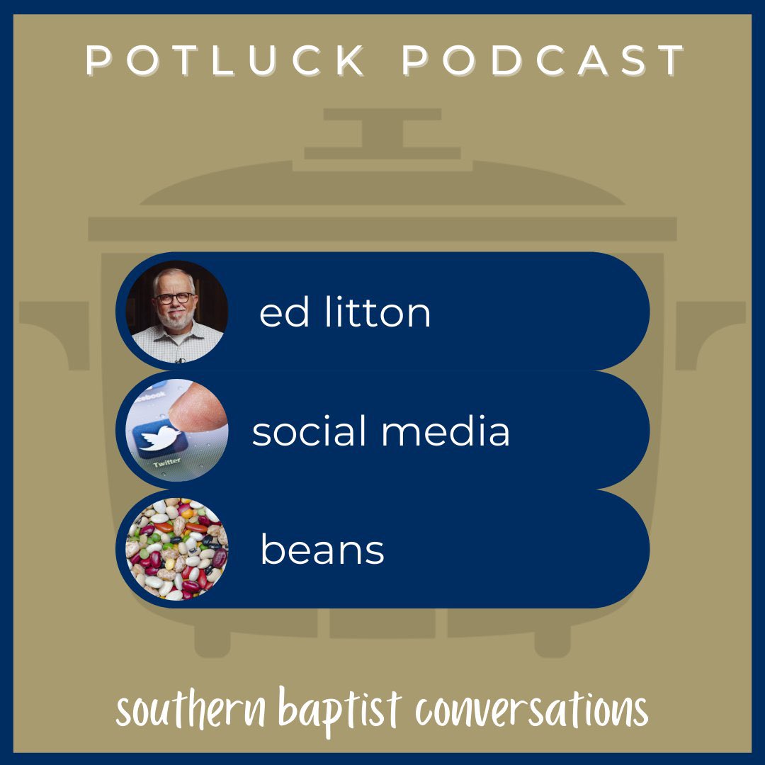 potluckpodcast_'s tweet photo. Ed Litton joins us to share why he is allowing his name to be nominated for SBC President. He shares about his vision for the SBC, his daily encouragement on social media, and butter beans!

Podomatic: https://t.co/e2erumdken
iTunes: https://t.co/qtdaXuaeuB https://t.co/SjgeFbyDIs
