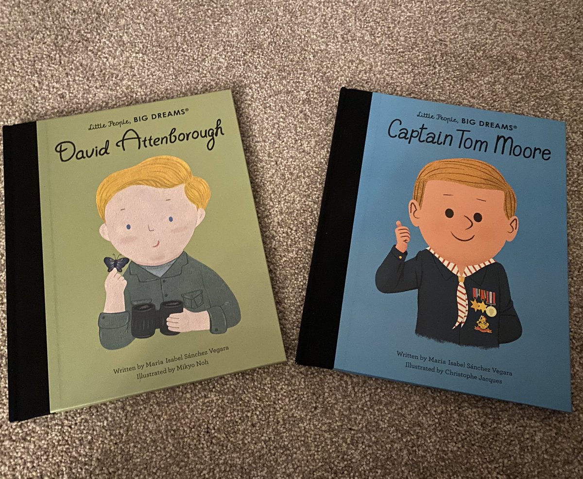 lausack's tweet photo. Loving the ‘Little People, Big Dreams’ collection... only two so far but will be adding more soon! @RoseCallaway3 @WainscottSchool they have 3 of the inspirational people chosen for house points system 😊 (just not Craig). #helpingchildrentobelievetheycan https://t.co/gqotpJPA8G