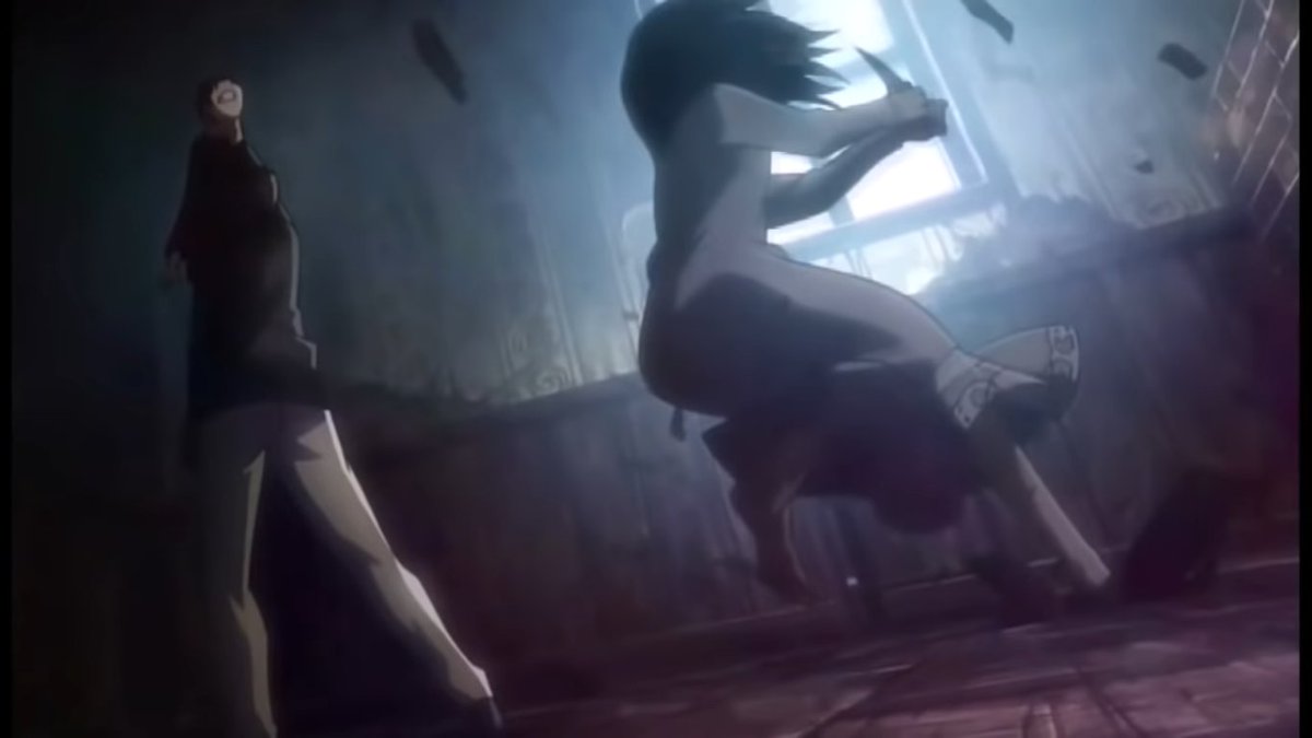 1 - Tatakae boy convinces asian kidnapped girl to fight for her life (and his ) with the power of tatakae words who made asian girl reminds of a life philosophy.