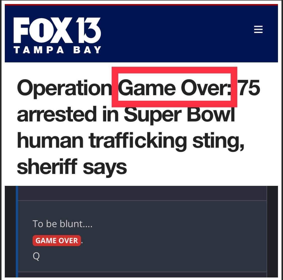 Things are happening.