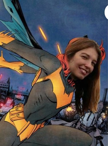 This week is my firefighter week, the second in less than a month. My dutch and spanish co-workers did some fast photoshop of my persona and I couldn't be happier to be the batwoman for them 😍 #firefighter #softwarebugs #strongwomen #FullStackdeveloper