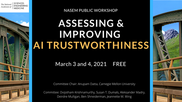 truera_ai's tweet image. Starts tomorrow - Free workshop on #AI from @theNASEM : &quot;Assessing and Improving #AITrustworthiness&quot; March 3 and 4. Featuring @datta_cs of @CMU_ECE and Truera.  

Register now eventbrite.com/e/assessing-im…
tickets-140130388765

#XAI #ML #AItrust #datascience #MRM