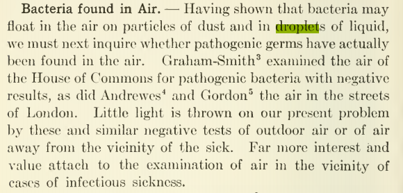 p 298. Far more value and interest derive from the AIR NEAR THE SICK.