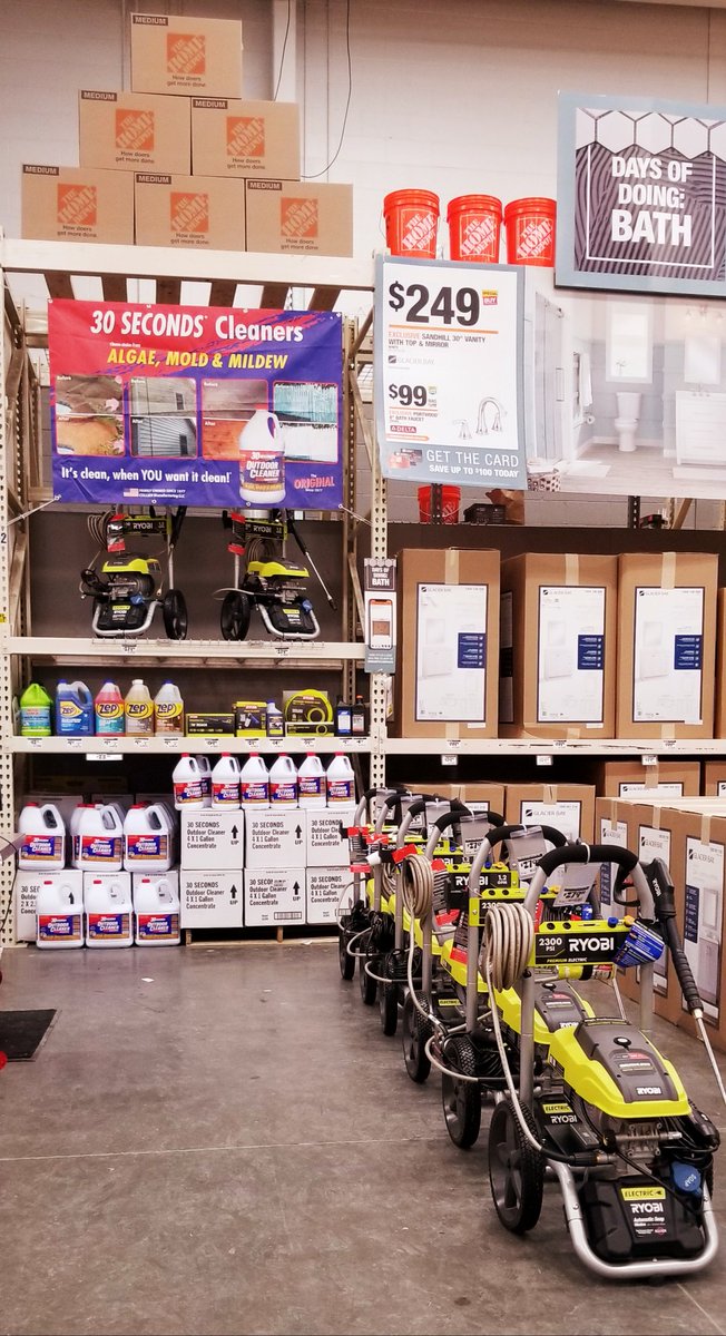 Feeling the PRESSURE to get spring clean? Make sure to grab your supply of 30 Seconds Cleaner and a pressure washer to go with it! 😏😎 #westinthehouse #sprayitclean #satisfying <a href="/RealJayPeee/">Jon Peters</a> <a href="/THDGabeC/">THDGabeC</a> @hammertime4737 @Ken_D19DM <a href="/lorcan79/">lorcan</a> <a href="/SOULFUNKMOTHER/">HEATHER NUNN</a>