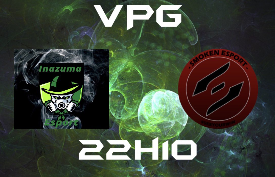 Petite session VPG 🇫🇷 et amical :
21h et 21h40 @ADESFifa, #EvereTigers à 21h20 puis @SmokenEsport à 22h10.