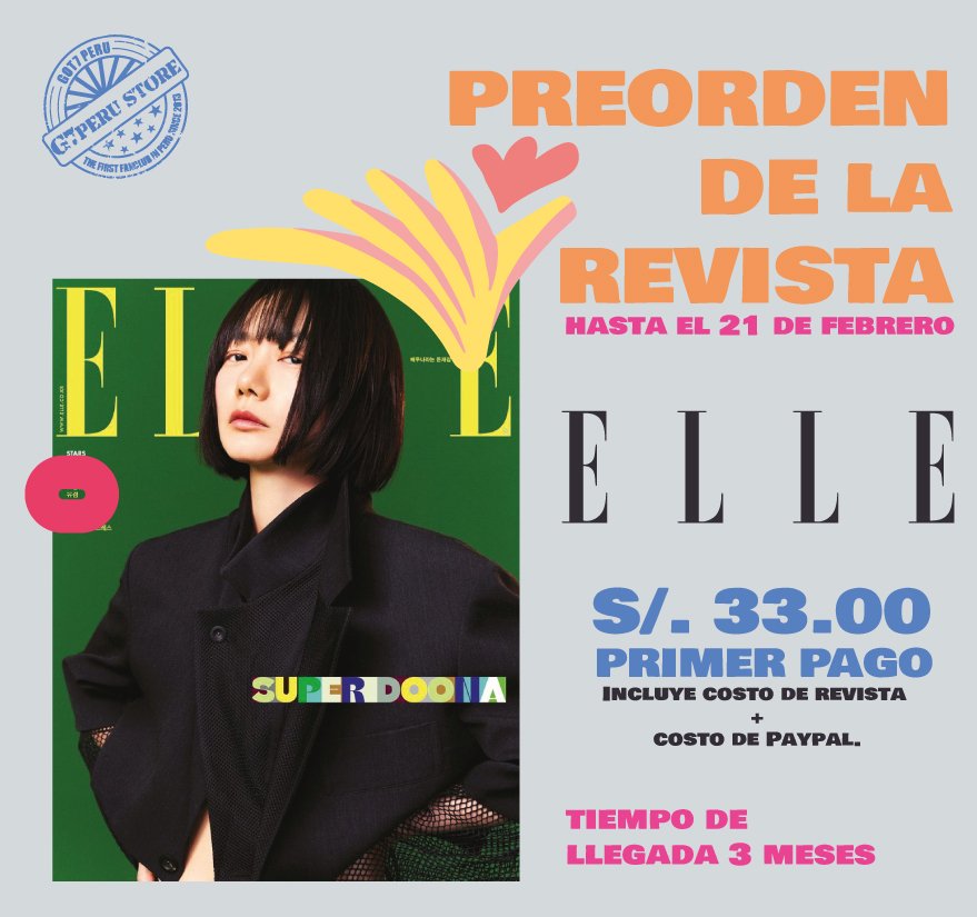 GOT7_Peru's tweet photo. 🇵🇪PRE ORDEN l Revistas
Ahgases les traemos la pre orden de las revistas:
🌟ELLE KOREA - Yugyeom
🌟TRENDMO - Mark
🌟1ST LOOK - JB
🖇https://t.co/UbyBVqa91T
#G7PeruStore #GOT7Peru #ELLEKOREA #TRENDMO #1STLOOK #GOT7 @GOT7Official https://t.co/WKiDswzIwQ