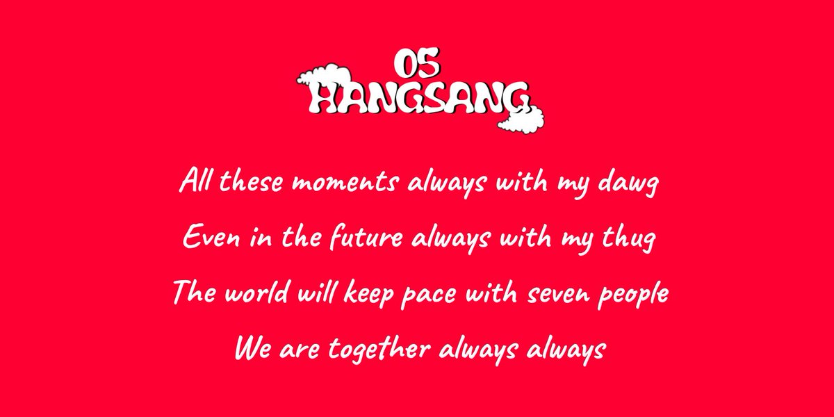 Hoseok expresses how much his BTS members mean to him, they've lived all the tough moments together, and now they enjoy the good moments together. Even in the future they will always (hangsang) be together, all 7 setting the pace! ++ #JHOPE  #HOBIverse