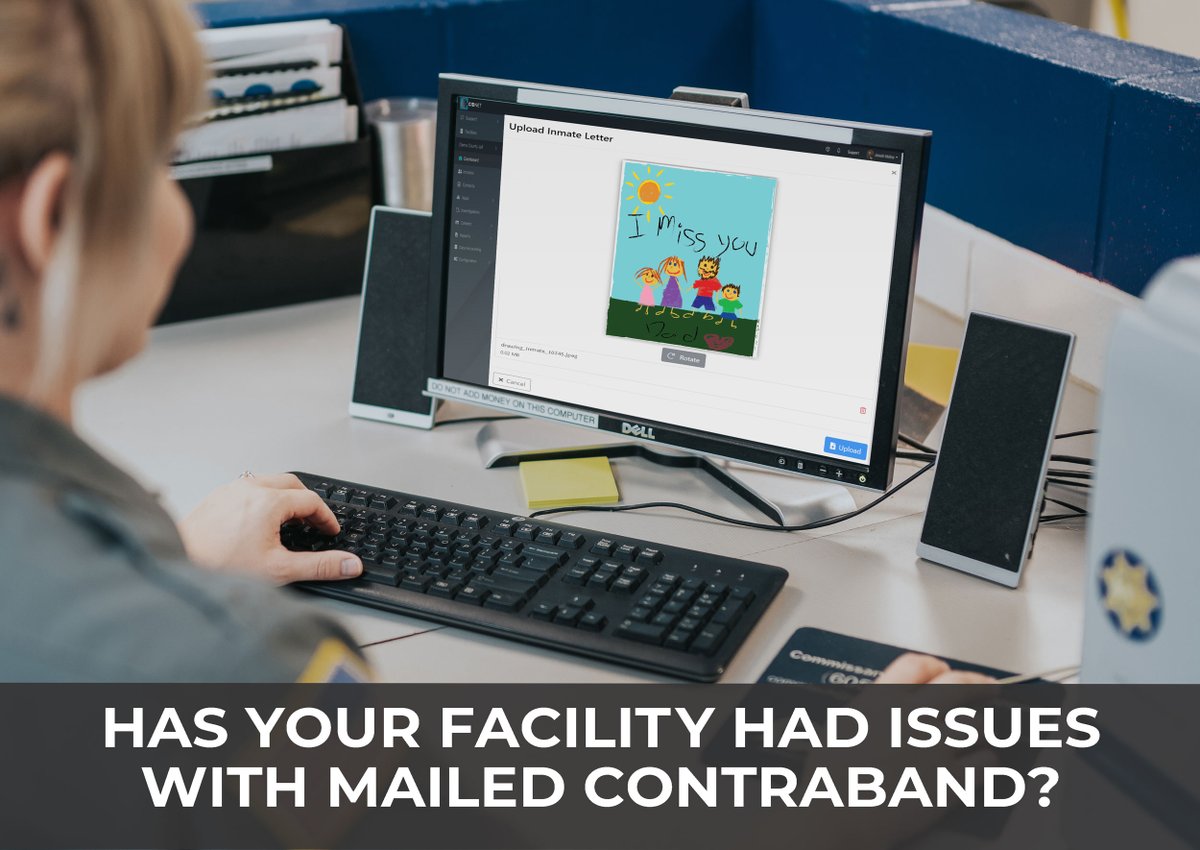 Encartele's tweet photo. CIDNET offers a corrections solution to reduce contraband by digitizing inmate mail. Staff scan and upload digital copies of the inmate’s mail. Those copies are then viewed by inmates on their CID devices. Eliminate mail contraband with CIDNET Letters.

https://t.co/vUt57YGYWd https://t.co/g1euUwQQjm