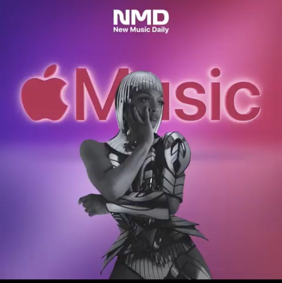 louisjcx's tweet photo. “New Music Daily” with @DawnRichard  on the cover, and top of the playlist just hits different. #Bussifame #SecondLine 😍 https://t.co/34mUvlmbgW