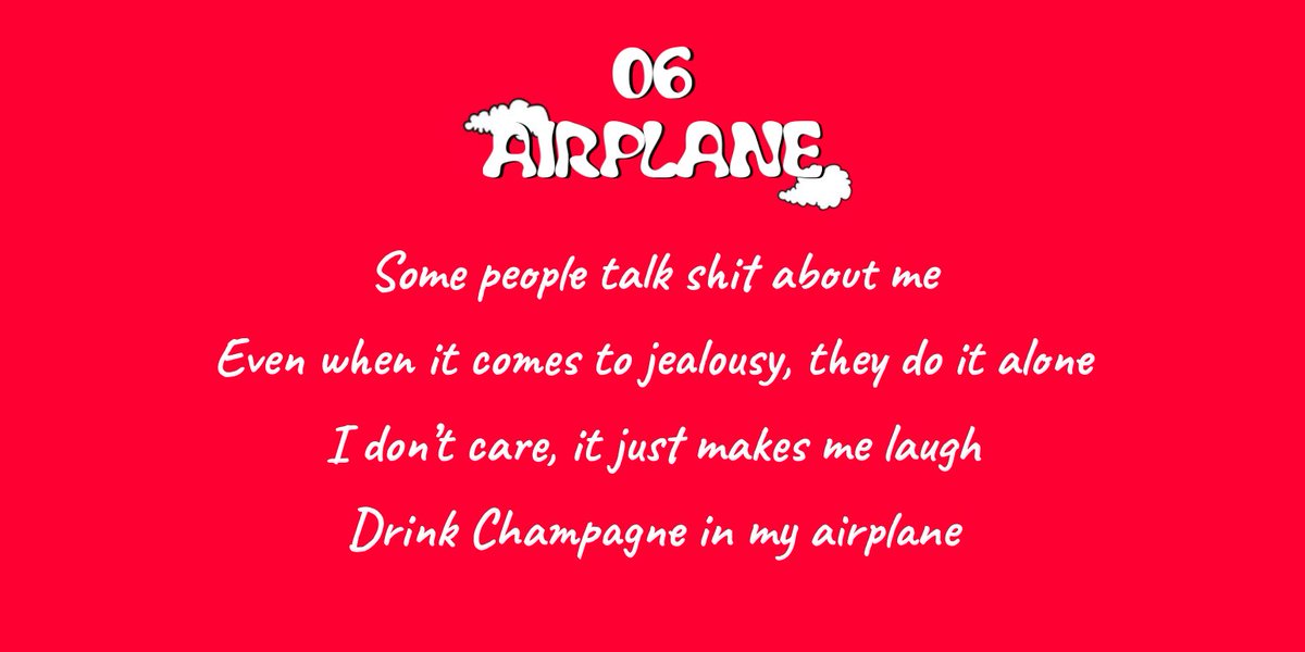 Hoseok cleverly uses the analogy of the airplane and flying to express his success with BTS. On his airplane he's now living life, enjoying his successes, too high above the clouds to care about the jealous frogs stuck in their well  ++
