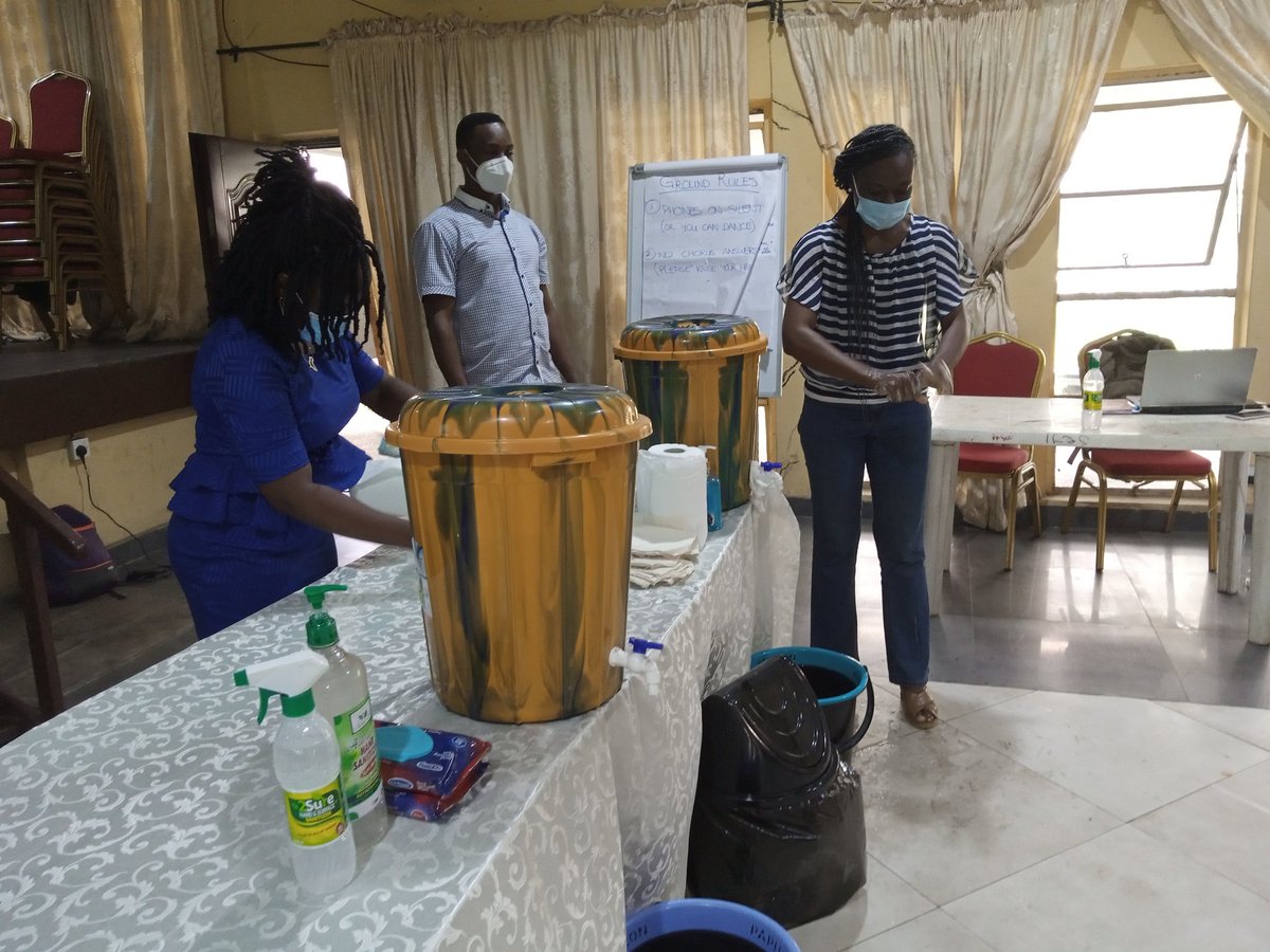NCDCgov's tweet photo. In collaboration with @CmulNigeria, @CDCgov &amp; @ICAfricaNetwork, our Infection Prevention &amp; Control (IPC) Orange Network team, is conducting a 1-month IPC training for health workers across Nigeria
 
This aims to build a network of certified IPC professionals.

#SafeHCWSafePatient https://t.co/JGg11YQMHK