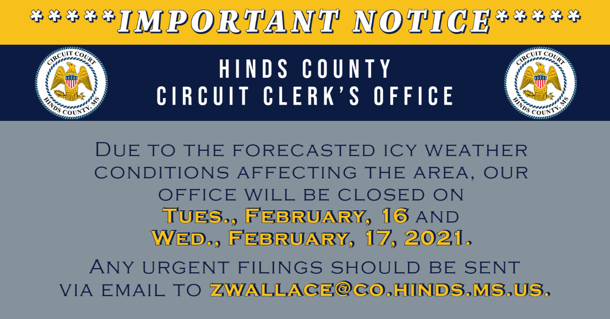 Hinds County, MS (HindsCountyMS) / Twitter