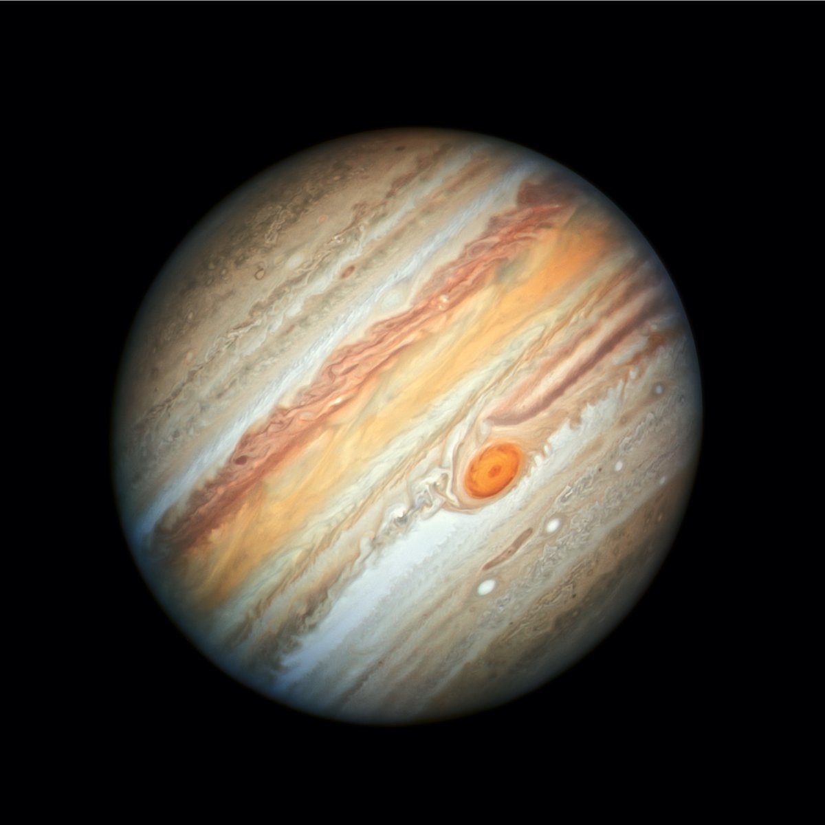 NASA image of Jupiter, taken by the Hubble Space Telescope